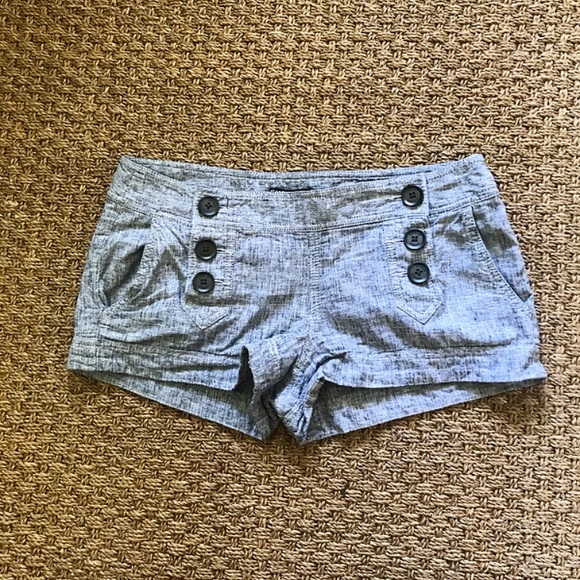 Cute Button Up Express Shorts - Picture 1 of 2
